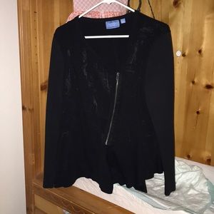 Vera wang draping sweater.